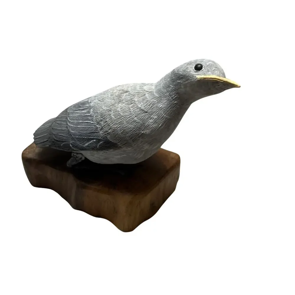 Baby Mockingbird Signed Artisan Made Decoy Spence Jackson